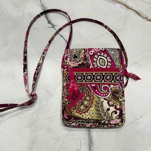 Vera Bradley mini hipster very berry paisley crossbody bag
